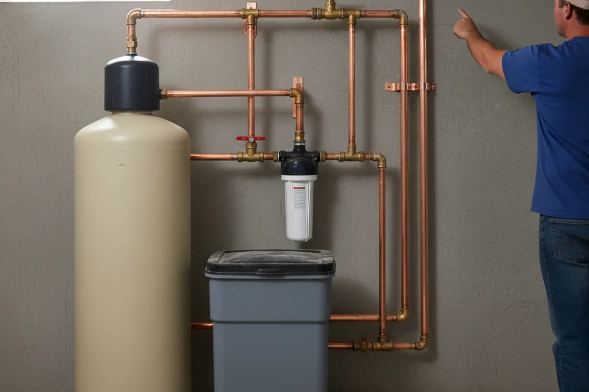 Whole-house water treatment system installed in Brownfield